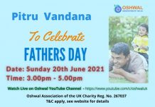 Pitru Vandana to celebrate Father’s Day