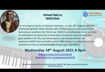 Oshwal Talks – Nikhil Shah