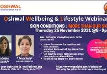 Oshwal Health Talk – Skin – the frontier of everything we do