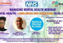 Oshwal Health Talk – Loneliness and Isolation
