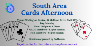 South Area – Cards Afternoon
